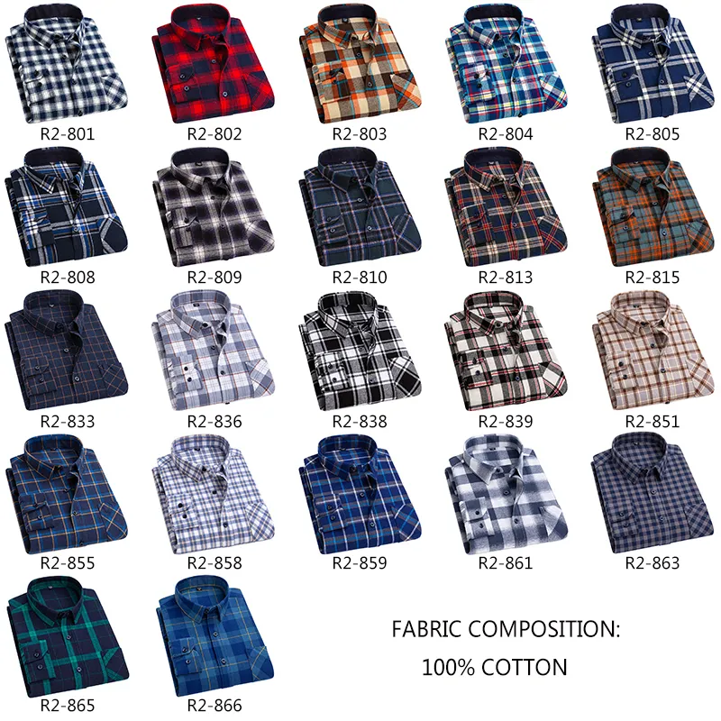 AoliWen marki mężczyzn 100% bawełniany klasyczny Flaid Farm City swobodna koszula duża koszula dla mężczyzn miękka kolorowa flanelowa koszula 220326