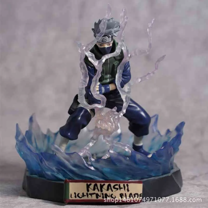 Hokage anime figür heykeli toynami Thunder Elektrikli Hatake Kakashi Sago Suikast Gücü PVC Eylem Figma Modeli Oyuncaklar5871936