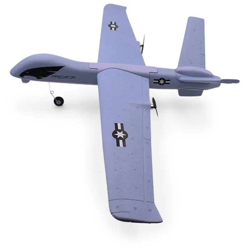 Volant modèle planeurs RC avion 2 4G 2CH Predator Z51 télécommande avion envergure mousse main lancer planeur jouet avions 220713