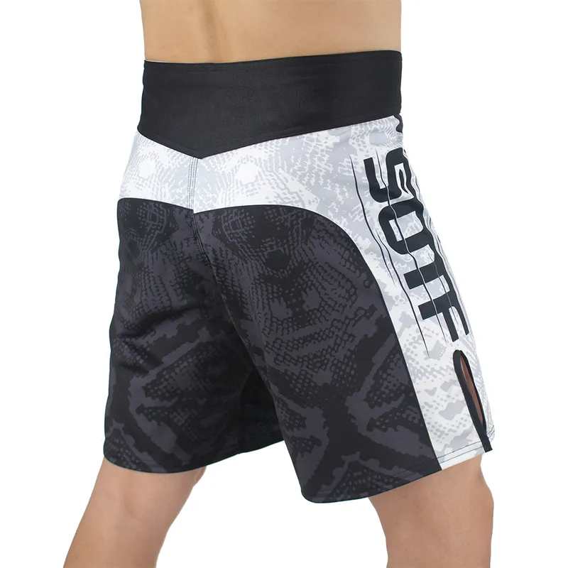 SOTF змеиные чешуйки, дышащие спортивные шорты для фитнеса, свирепые боксерские шорты для ММА, шорты для бокса, тайского бокса, тайского бокса, шорты для кикбоксинга, бокса 2219A
