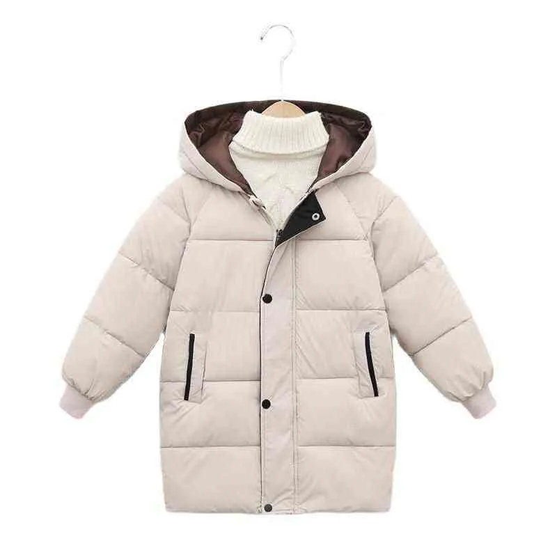Lzh Down Jacket Female 2021 Autumn Winter Clothes For Boys Jackets 3-10 Year Baby Girls Down Jackets Hooded Children Jackets For Girls J220718
