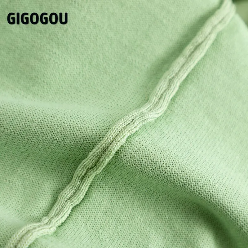 Gigogou Solidne kobiety T-shirt z krótkim rękawem Koreański Styl Slim Basic Cotton Tshirt Top Odzież damska Wiosna Summer T Shirt Femme 220407