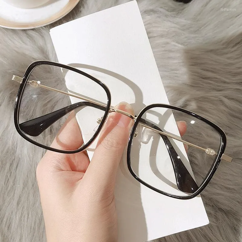 Okulary przeciwsłoneczne anty -blaskulne okulary o krótkowzroczności dla kobiet zabytkowe kwadratowe optyczne mężczyźni uczeń skończone okulary okulisty -0286f