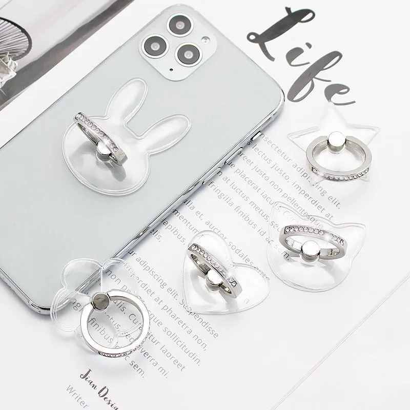 Mobiele telefoon Ring Houder Telefoon Cellulaire Ondersteuning Accessoires Cellphone Finger Stand Socket voor iPhone Samsung Xiaomi Huawei