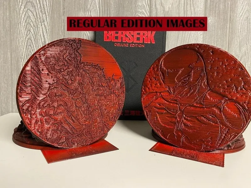 Berserk Bookends Furious Dragon Slayer Resin Ornament سطح المكتب المكتب الكتب الزخرفية حامل المنزل 220817