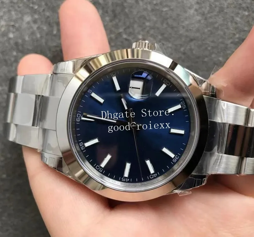 41 mm horloge heren blauw grijs zilver automatisch Cal 3235 horloges wit zwart 904L stalen jubileumarmband heren 126334 rhodium VSF Platinu292u
