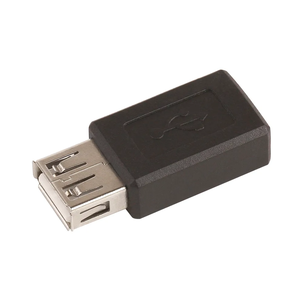 USB 2.0 Type A Female to Micro 5pin B Female Adapter Plug Converter Charging Data Transmission Connector