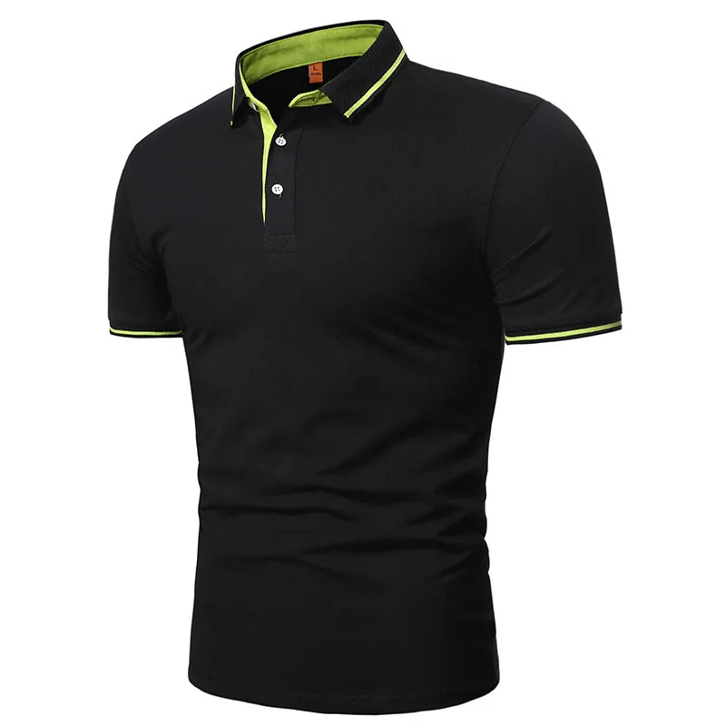 Sommer Hohe Qualität Casual Business Social Kurzarm s Shirts Stehkragen Komfortable Polo Shirt Männer 220618