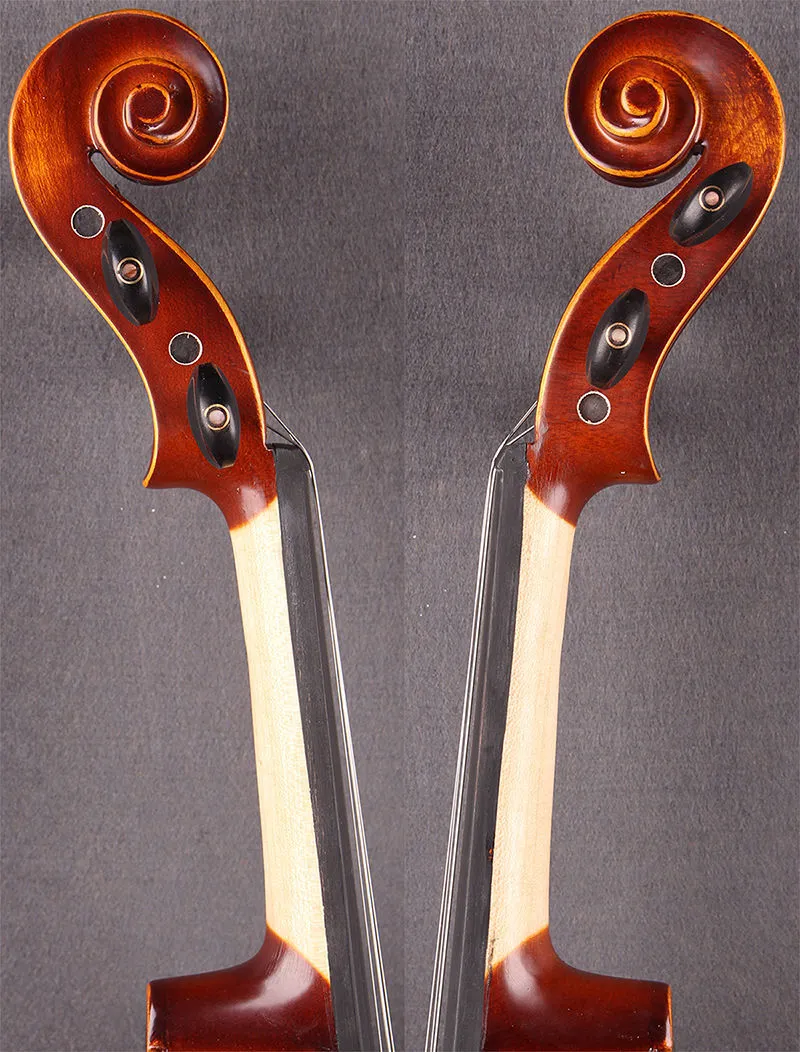 Solid Wood Antique Rubbed Violin All Handmade Beginner Test Grade Children Adult Professional Violin 4/4 Musical Instrument