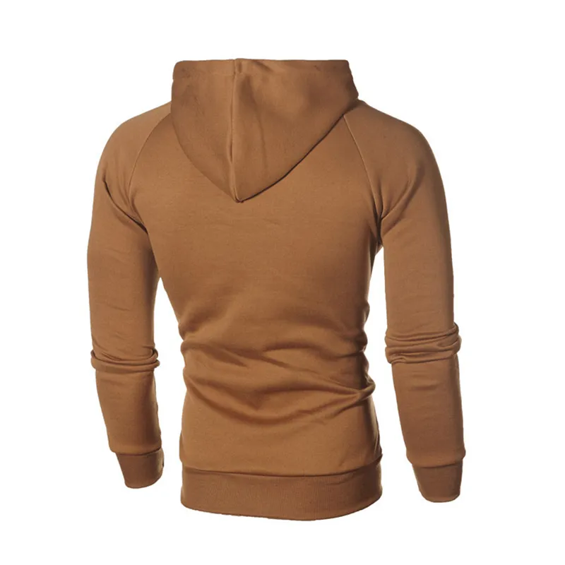 Covrlge marque de mode hommes sweats à capuche printemps automne mâle pulls décontractés fermeture éclair couleur unie MWW204 220325