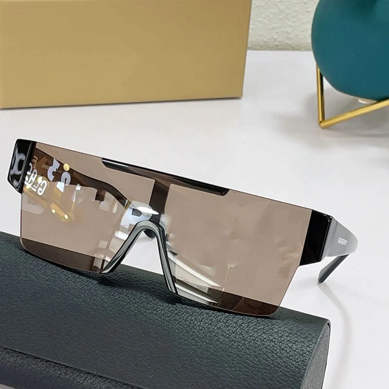 Mężczyźni Designerskie okulary przeciwsłoneczne moda w jednym lustrze okulary bez krawędzi klasyczne okulary przeciwsłoneczne unisex oryginalne pudełko 306M