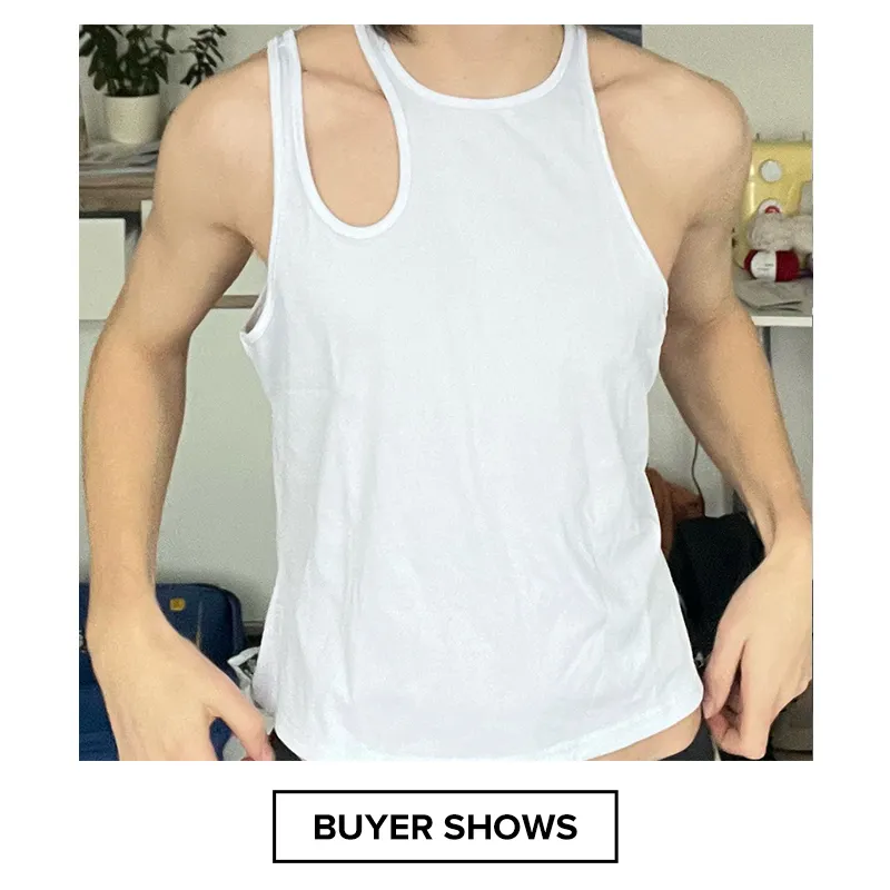 Tank Tops Sleeveless Solid Color Sexy Hollow Out Streetwear Vests Personality Breathable Men Clothing INCERUN Plus Size 220615