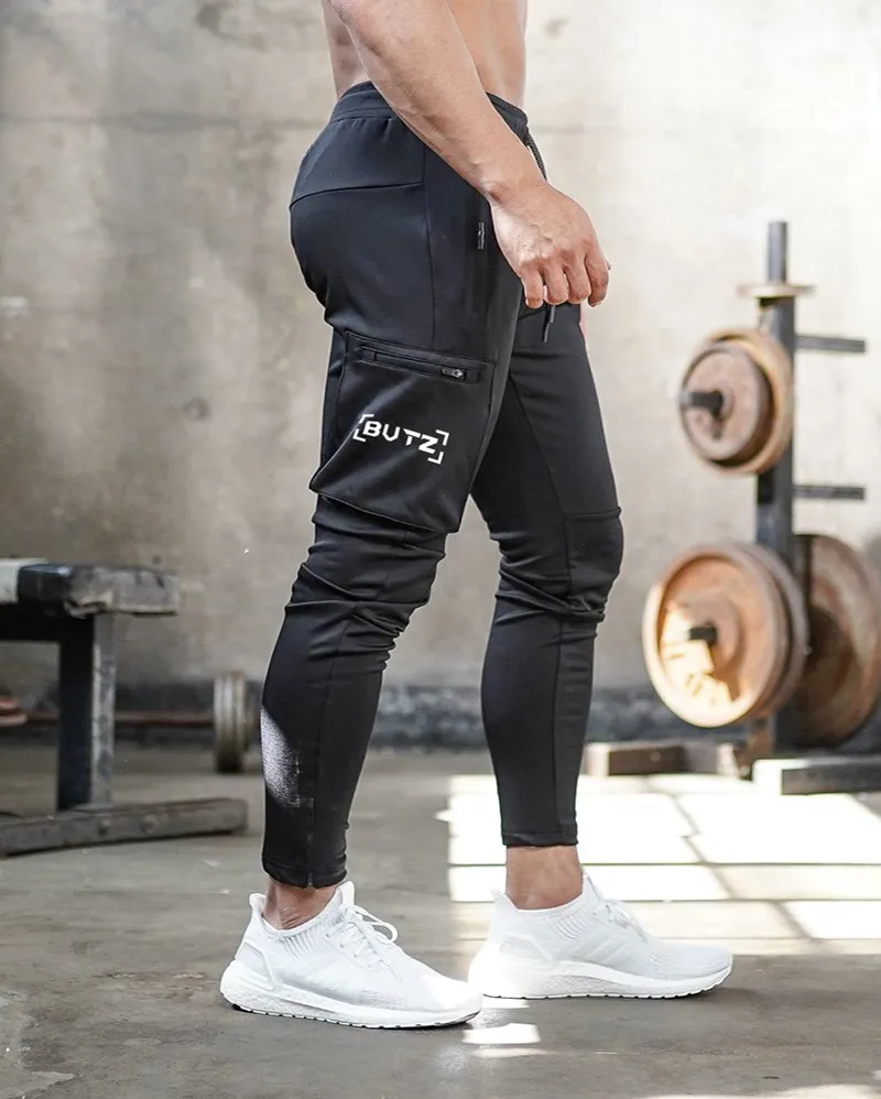 Mens pocket design sweatpants cotton camouflage mens fitness multipocket jogging pants fashion training suit 220705