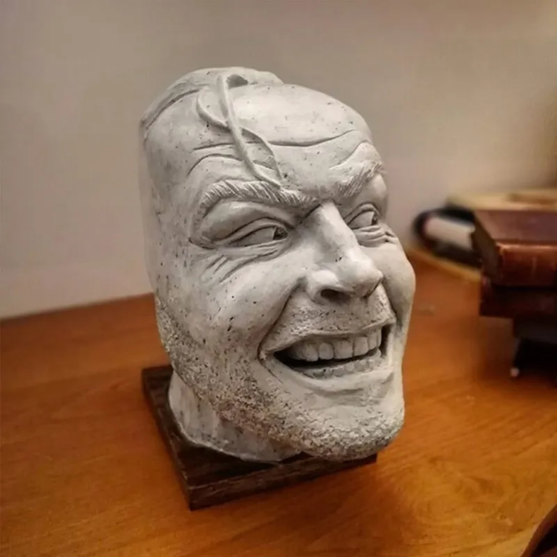 sculpture of the shining bookend