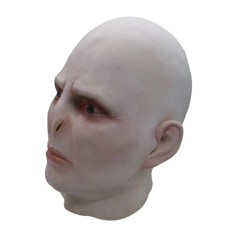 The Dark Lord Voldemort Cosplay Masque LaTex okropny przerażający Sorterzer Halloween Mask Costume Prop 220705