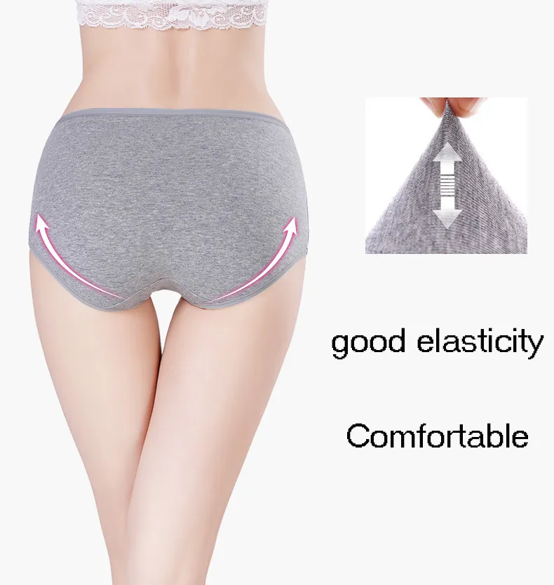 Mid waist seamless Sexy panties Underpants women's underwear for set sensual lingerie woman plus size shorts Underpanties 220425