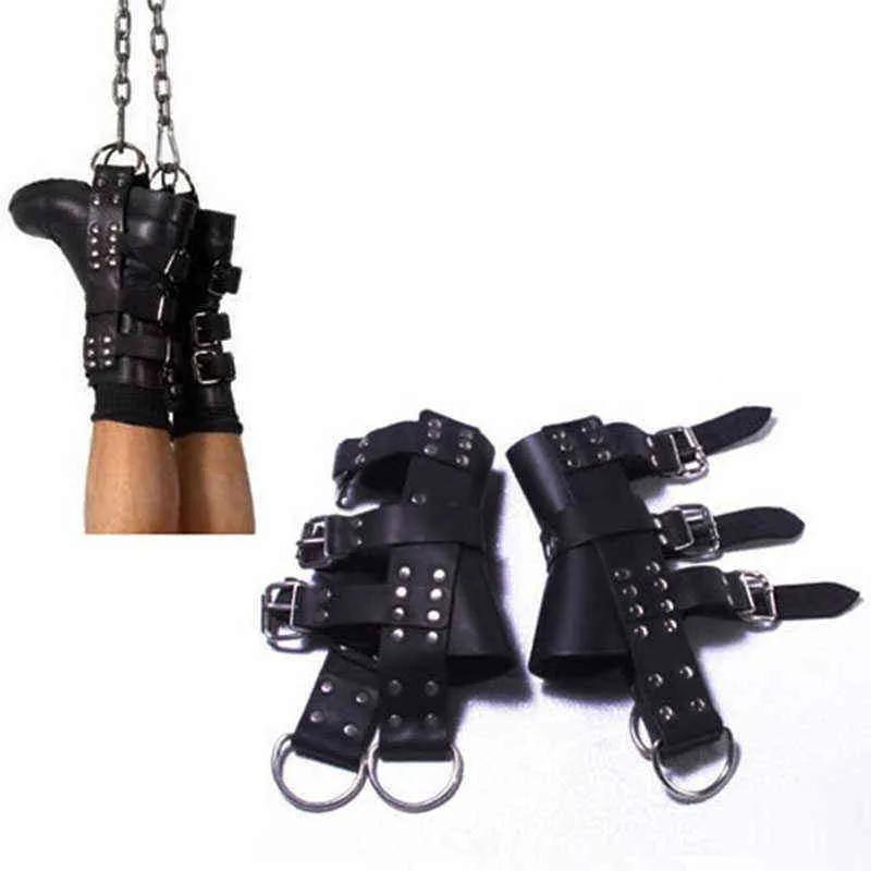 Suspensão de brinquedo de brinquedos de sexo nxy Suspensão para o pé da mão escravo escravo BDSM BDSM AJUSTÁVEL FERRAMENTAS DE CAVALEIRO DO ANCIDO DO CUSTOS DULTS FLIRT PARA CASPOS 0507