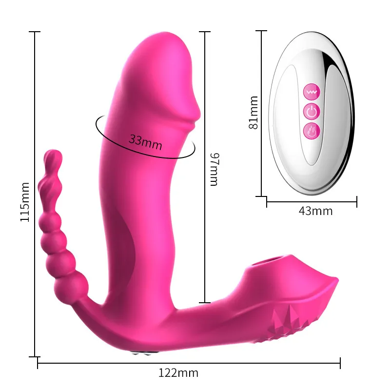 Godes à succion portables vibrateur point G Clitoris jouet chauffant orgasme masseur Anal Viginal jouets sexy pour adultes pour femmes boutique Vibrador