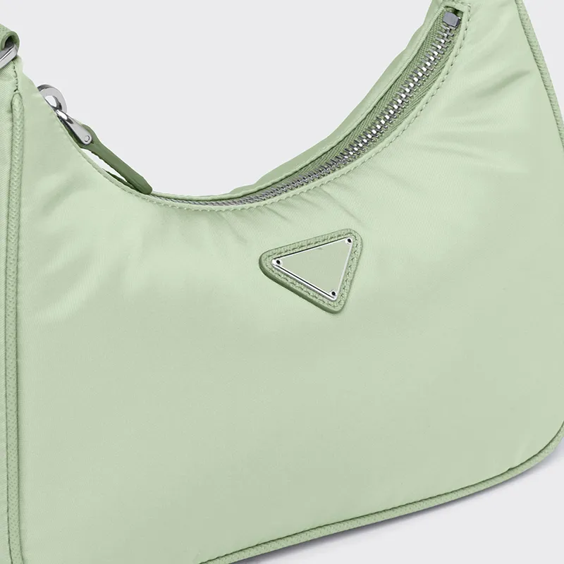 Kobiety torebki luksusowe portfele projektant ramię w torbie nylonowe nylon pod pachami Wysokiej jakości torebki PR Redycja 2005 SET 268N