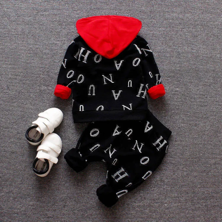 Baby Jungen Kleidung Sets Frühling Herbst Kinder Mode Baumwolle Casual Mäntel + Hoodies + Hosen 3 stücke Für Kinder Sport anzug 220326