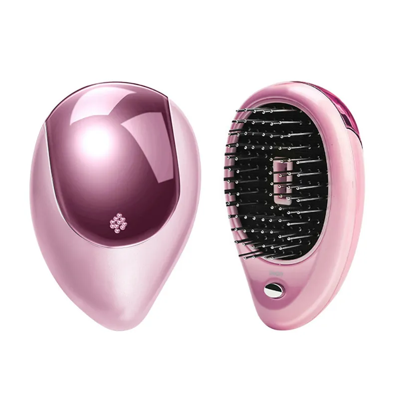 Ionic comb Portable Hair Brush Anti-static Massage Negative Ion Comb Mini Straightener Magic brush Styling 220623