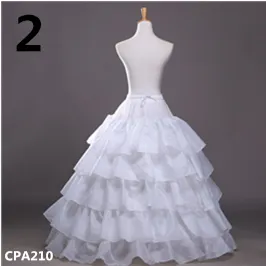 9 Style entier 6 cerceaux Bridal Wedding Petticoat Mariage Gauze jupe Crinoline Couper accessoires de mariage Jupon Sxjun107448057