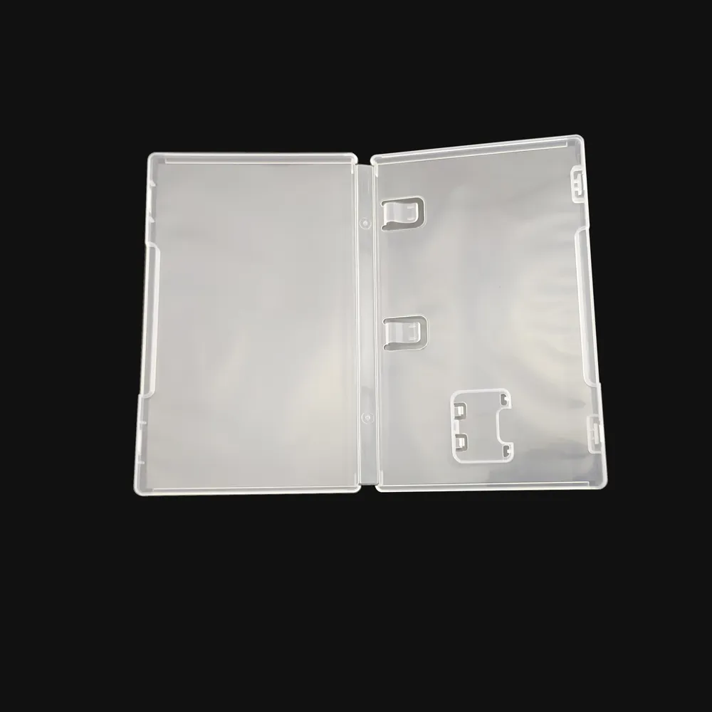 Transparent Box Game Card Cartucher Case Shell para Switch NS Game Card com titular de livros para