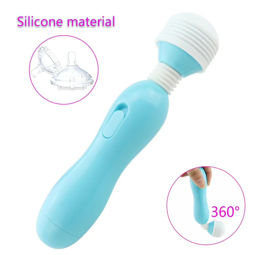 Massage Multispeed AV Vibrator för kvinnor G-Spot Oral Clitoris Stimulator Wand vibrerande massager vuxna produkter Sexleksaker för par bra