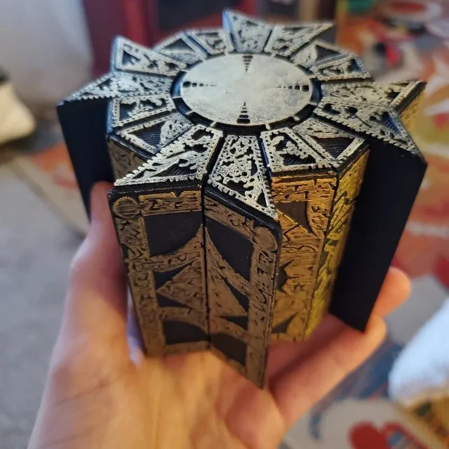 Arbetande Lemarchands Lament Configuration Lock Puzzle Box från Hellraiser 2208118595214