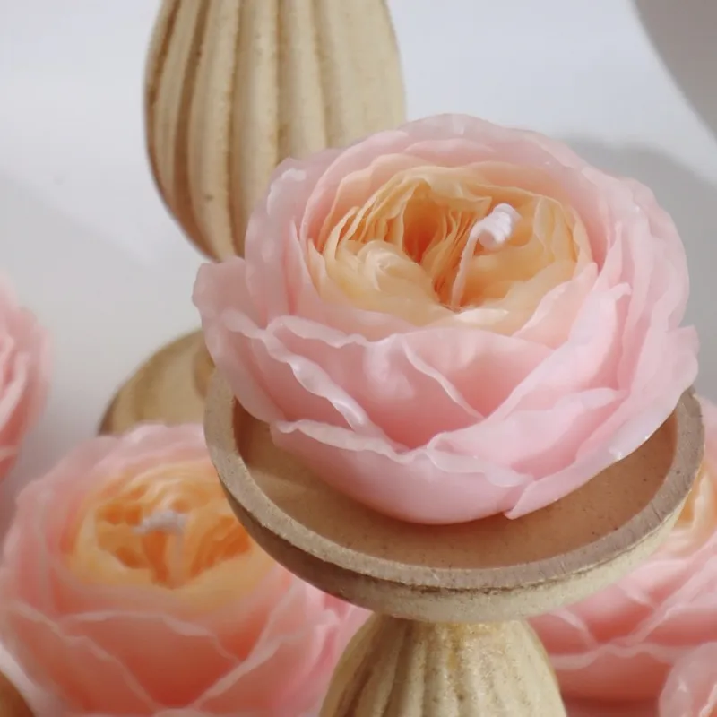 Austin Rose Silikon Diy Çiçekler Mum Yapımı Sabun Reçine Çikolata Kalıp Sevgililer Doğum Günü Hediyeleri Ev Dekoru 220611