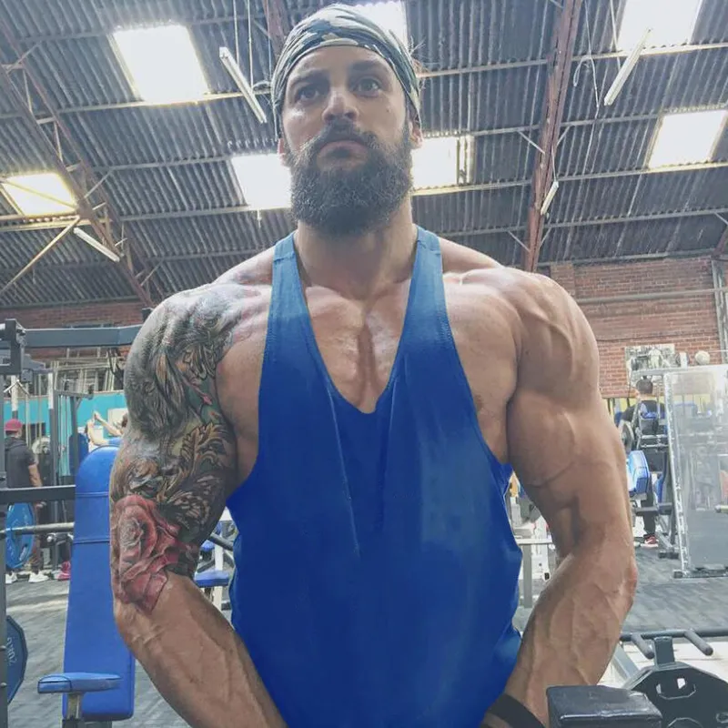 Brand Bodybuilding Stringer Tank Top Men Musculation Solid Vest Gyms Clothing Fitness Men Undershirt Blank Tank Sleeveless Shirt 220621