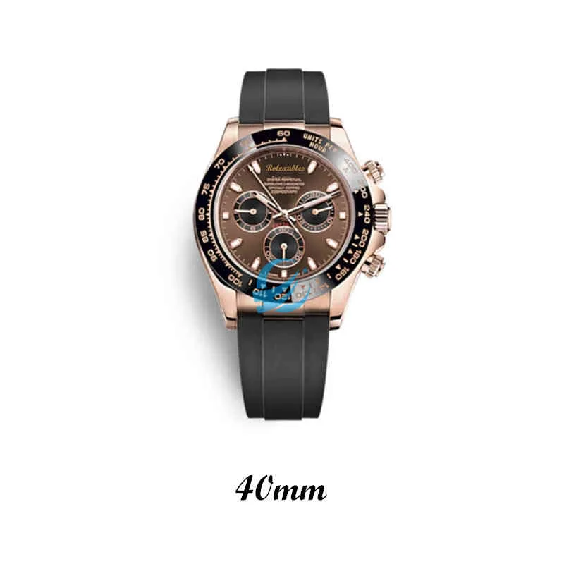 R 시계 O 손목 시계 L 럭셔리 E 디자이너 X Daytone Luxury Watch 실리콘 스트랩 스타일 맞춤형 시계 Pagani Design Mechanical7212033