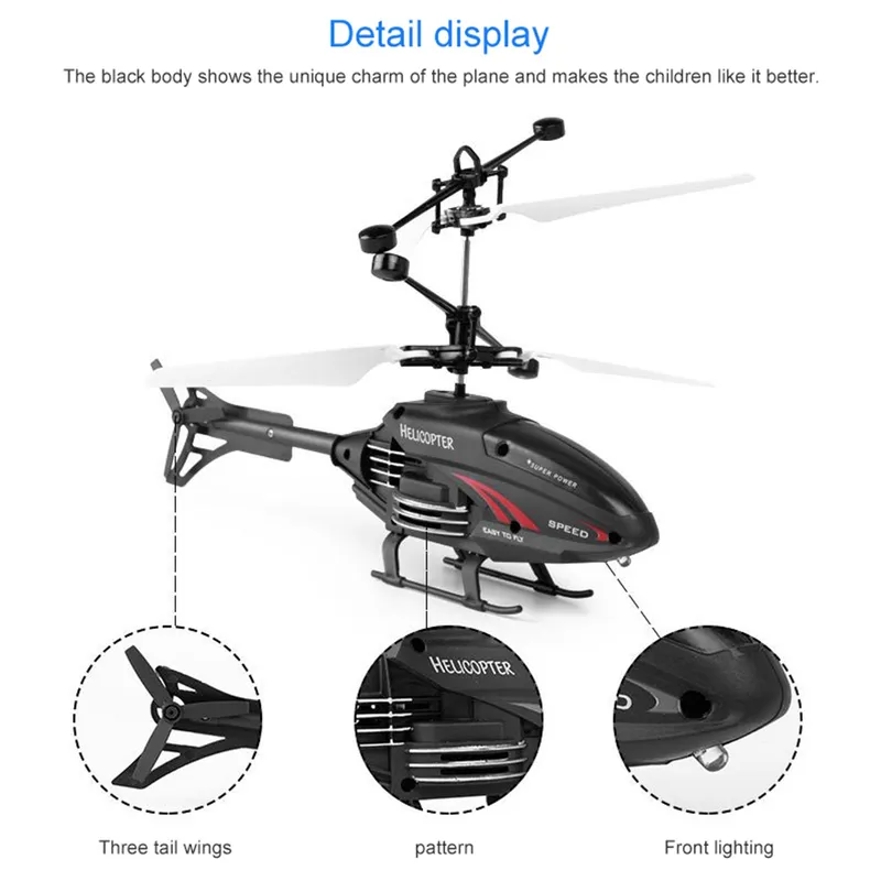 LAYOPO MINI DRONE充電式赤外線誘導リモートコントロールRCヘリコプターフライングおもちゃのための女の子ギフト220628