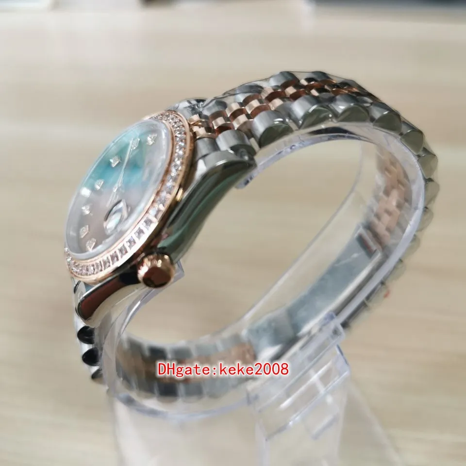 BPF Ladies Wristwatches 278381RBR 278381 31mm Brown Diamond Dial Two tones 316L jubilee bracelet Luminescent Sapphire Automatic me238F