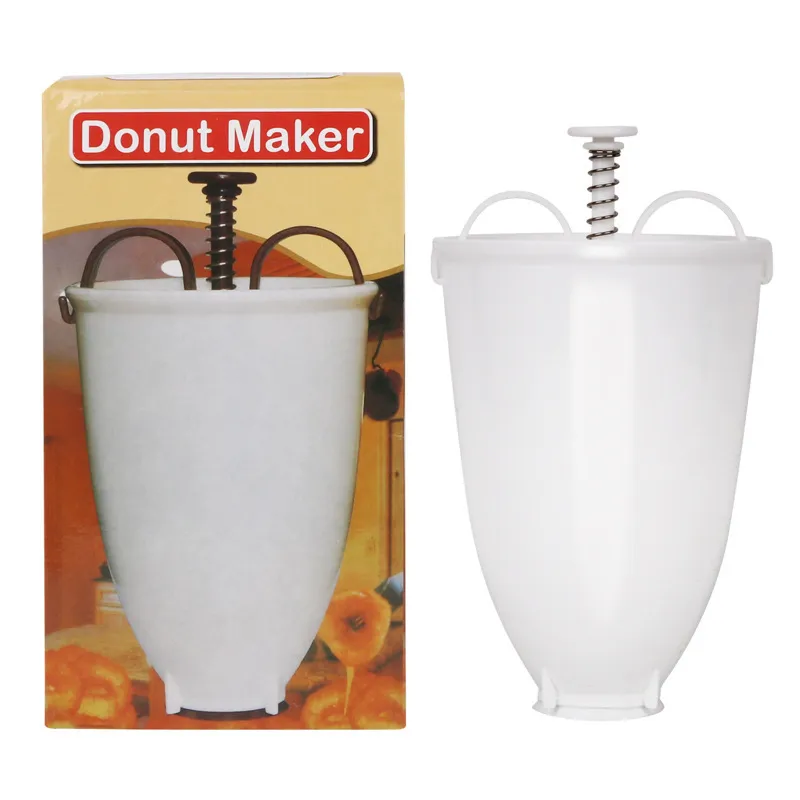 Donut Maker Dispenser Making Artefact Creative Dessert Mold Diy Confectionery Pastry Baking Tools Kitchen Gadget Bakeware 220721