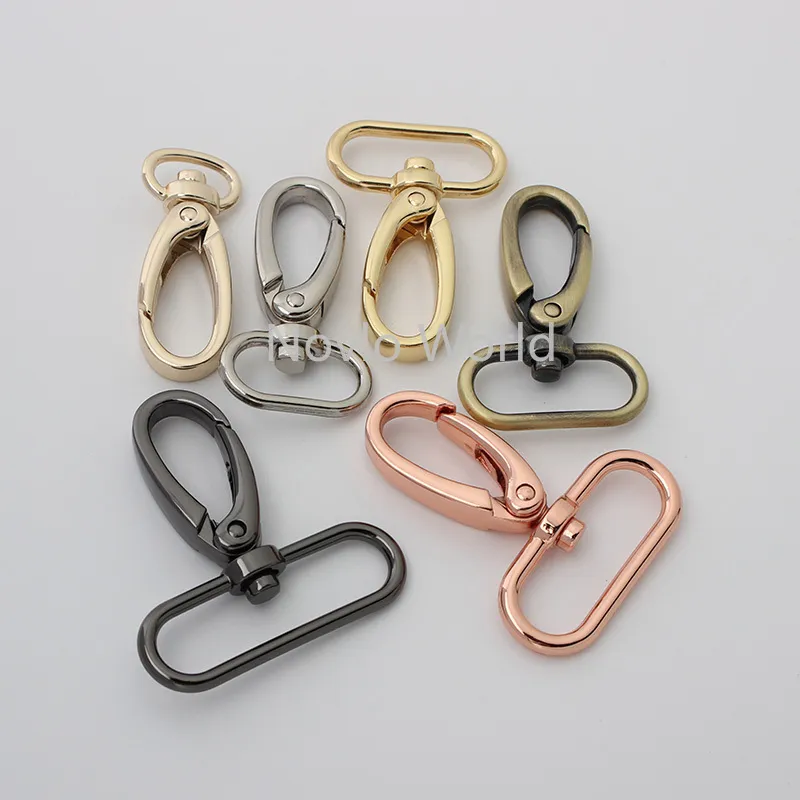 10-6 size 11-13-20-26-30-38mm inner metal snap hook for woman handbag clasp clip purse parts 220601