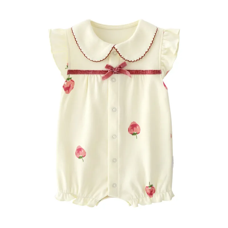 Pagliaccetti neonate vestiti bambini nati Principessa Tuta ragazze Abiti Abiti in cotone 012 mesi 220707