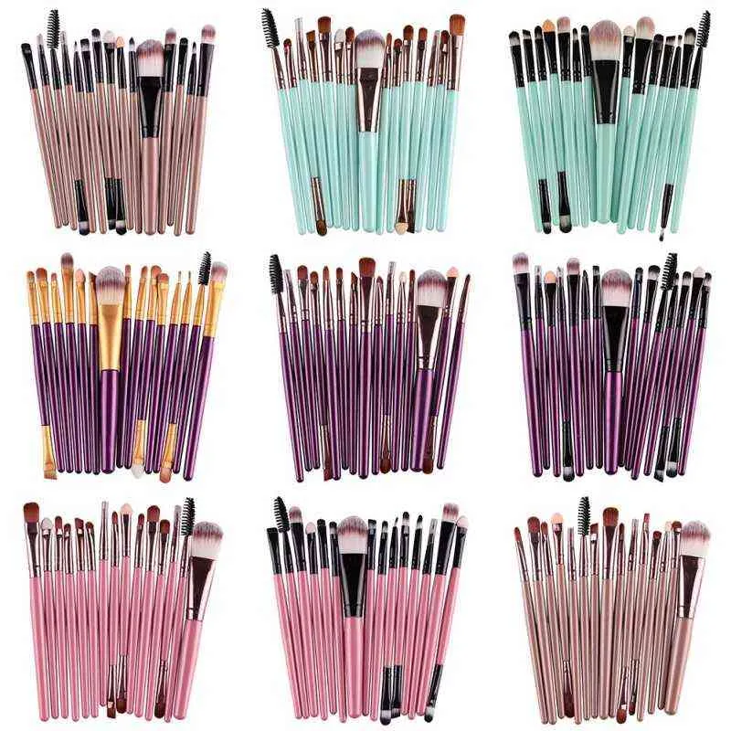 NXY pinceaux de maquillage ensemble d'outils professionnels Kits de pinceaux de maquillage pour fard à paupières Eyeliner cosmétiques Maquiagem 0406