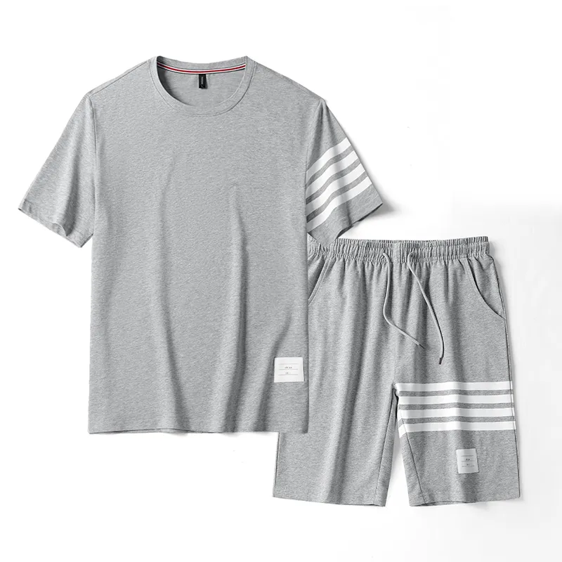 Männer Kleidung männer Sets Designer Kleidung T Shirts Shorts Trainingsanzug Korea Mode Sweatsuits Jogginghose Plus Größe Zwei Stück 220613