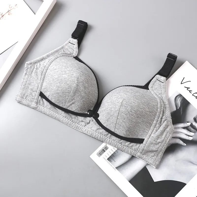 Maternity Nursing Bras Front Closure Breastfeeding Bra for Pregnancy Women Open Cup Breast Feeding Underwear Pregnant Clothes 220621