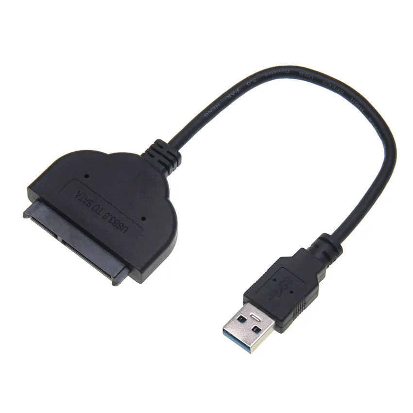 USB SATA kabloları USB3.0 - SATA adaptörü bilgisayar kablo konektörleri Destek 2.5 inç SSD HDD sabit disk disk