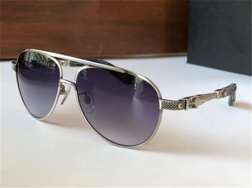 Design de moda óculos de sol BLADE HUMMER II retro piloto armação de metal simples e generoso estilo de alta qualidade uv400 óculos de proteção215F