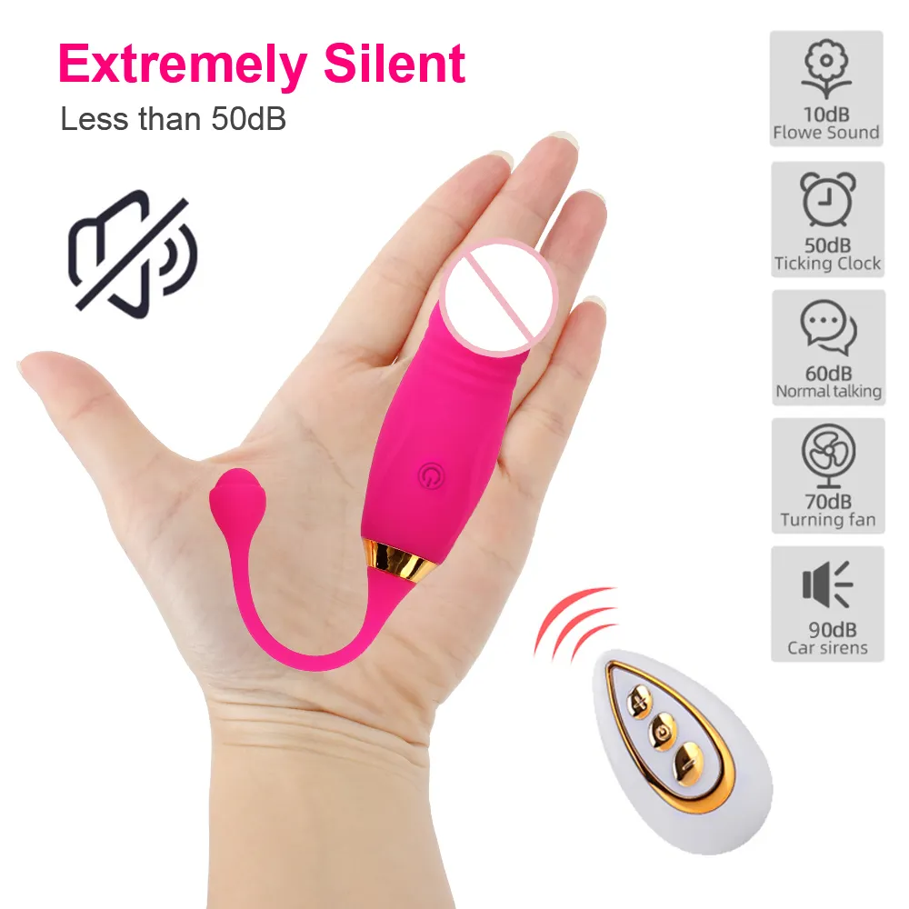 IKOKY 10 Speed G Spot Massager Wireless Remote Vibrating Egg Wearable Dildo Vibrator sexy Toys for Women Anal Vagina Stimulation