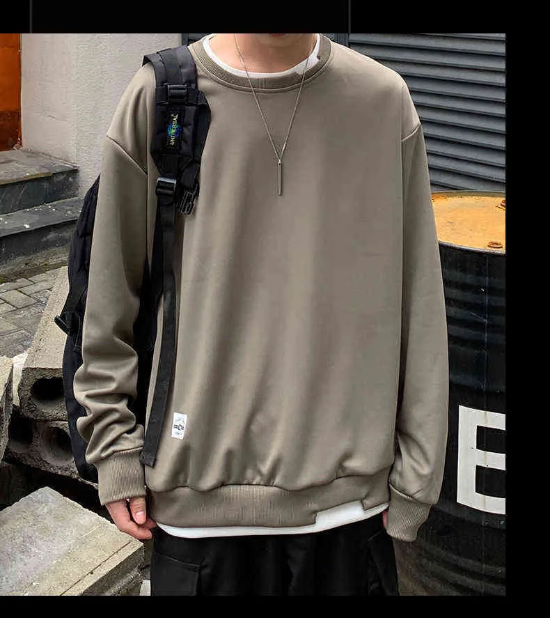 Effen Sweatshirts Mannen Mode 2022 Trendiga hoodies mannelijke harajuku hiphop streetwear hoody truien överdimensionerade een k tröja l220730