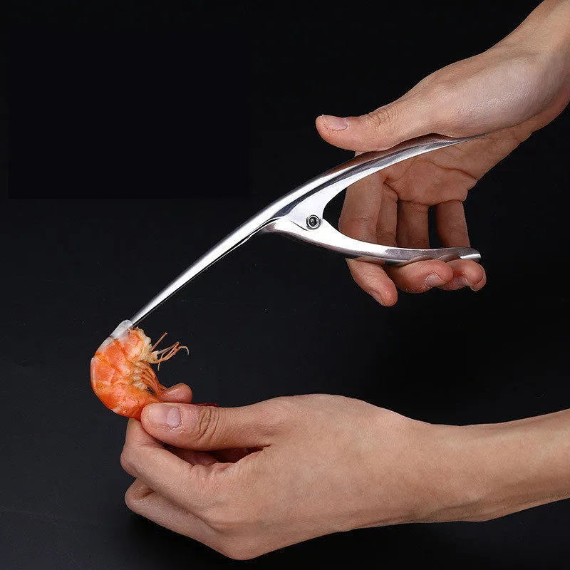 Rostfritt stål Peeler PRAWN SHRIMP DEVEINER Fiskekniv hummerskal Remover Peel Device Kitchen Seafood Tools U3 220727