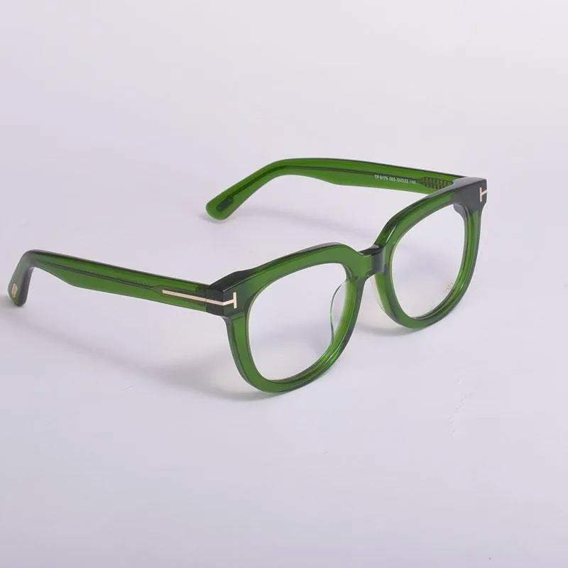 Moda óculos de sol quadros tamanho grande para óculos de olho forde acetato feminino leitura miopia prescrição tf5179 com caso belo22323z
