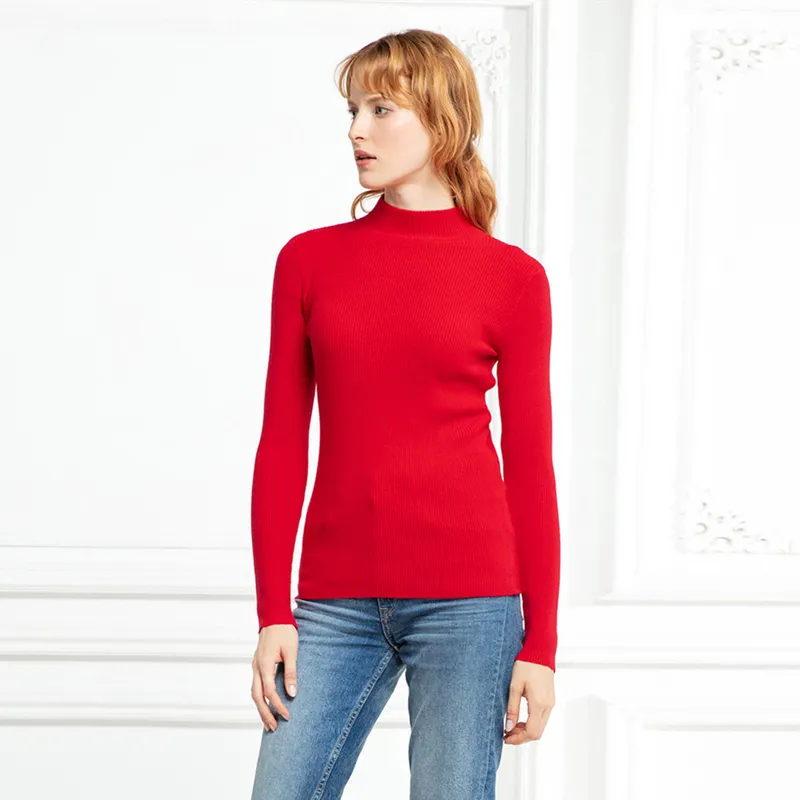 Marwin Coming Autumn Winter Top Pull Femme Turtleneck Pullovers tröjor Långärmad Slim Overize Korean Womens tröja 220812