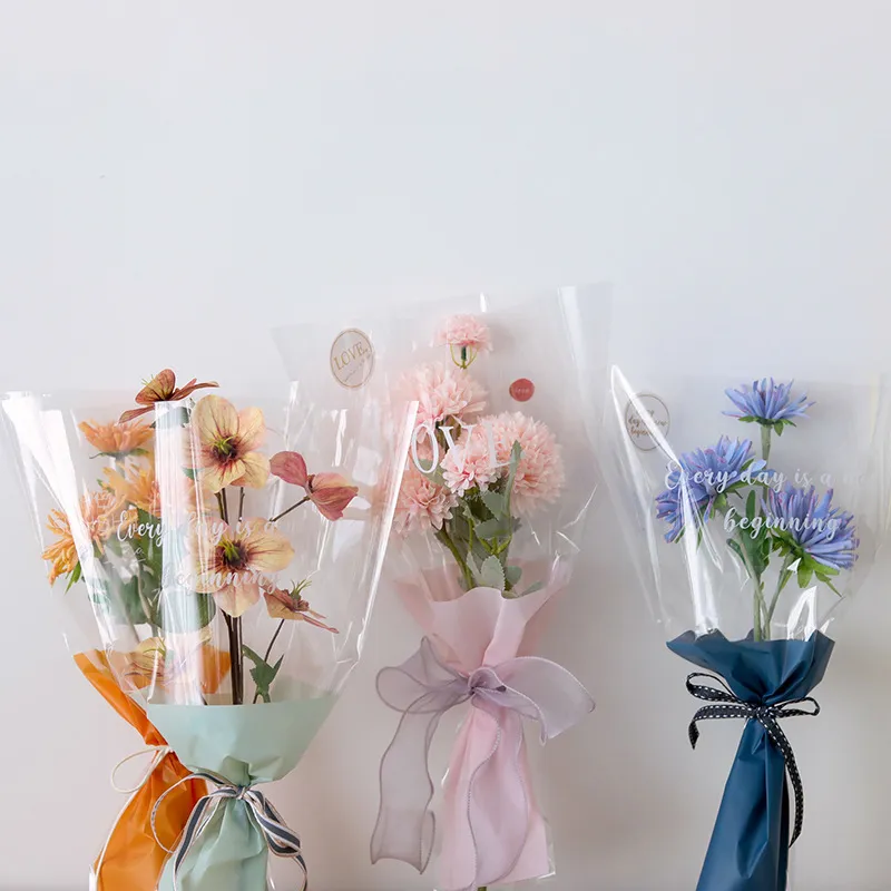 30 sacchetti di carta da regalo bouquet di fiori di rose multi-bag sacchetti confezioni regalo forniture fioristi feste di nozze