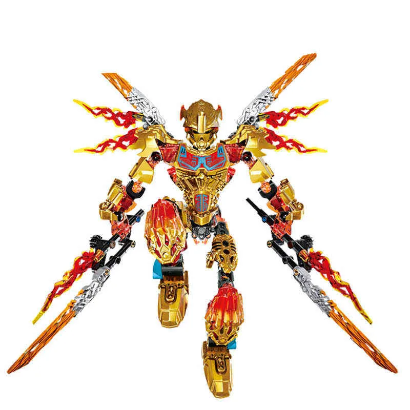 Bionicle Tahu Ikir Action Figures Building Block Toys for Kids Christmas Boy Gift Compatible Major Brand 71308 71303 Set AA244R