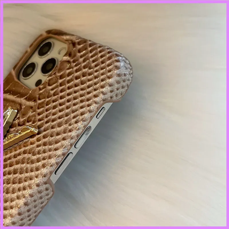 Luxury Designer Phone Case Womens Letters New for Iphone Cases Crocodile Pattern Case For Iphone 7 8 Plus X Xs Xr 11 12 13 Pro Max6079892